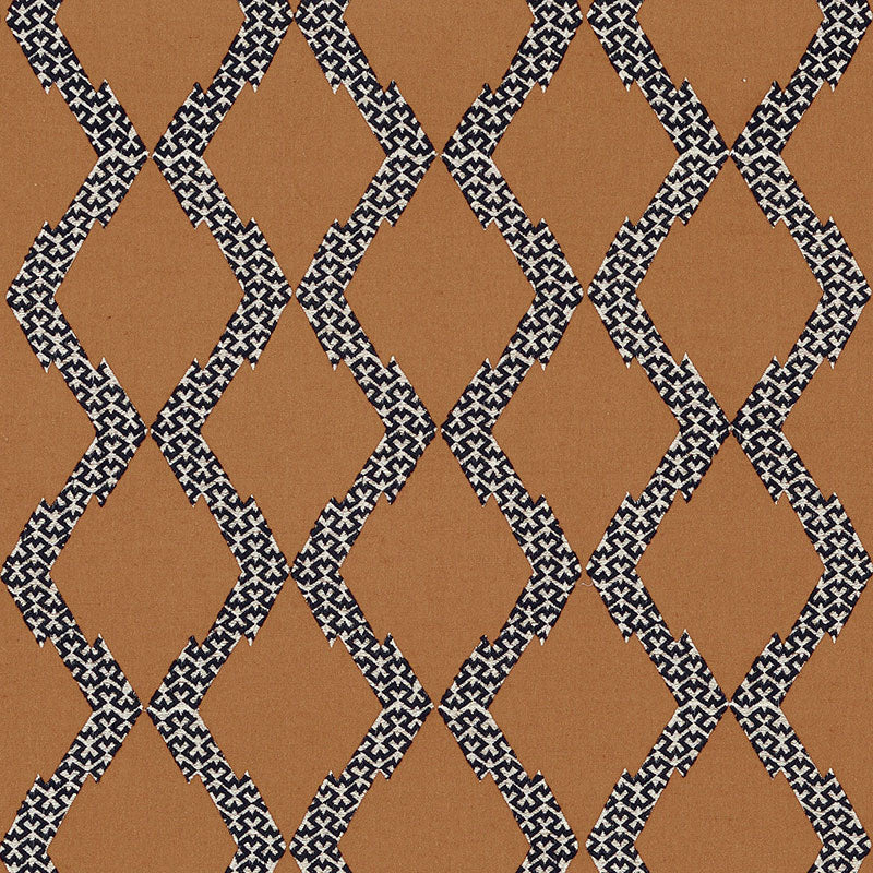 Purchase 69991 | Topi Applique, Sienna - Schumacher Fabric