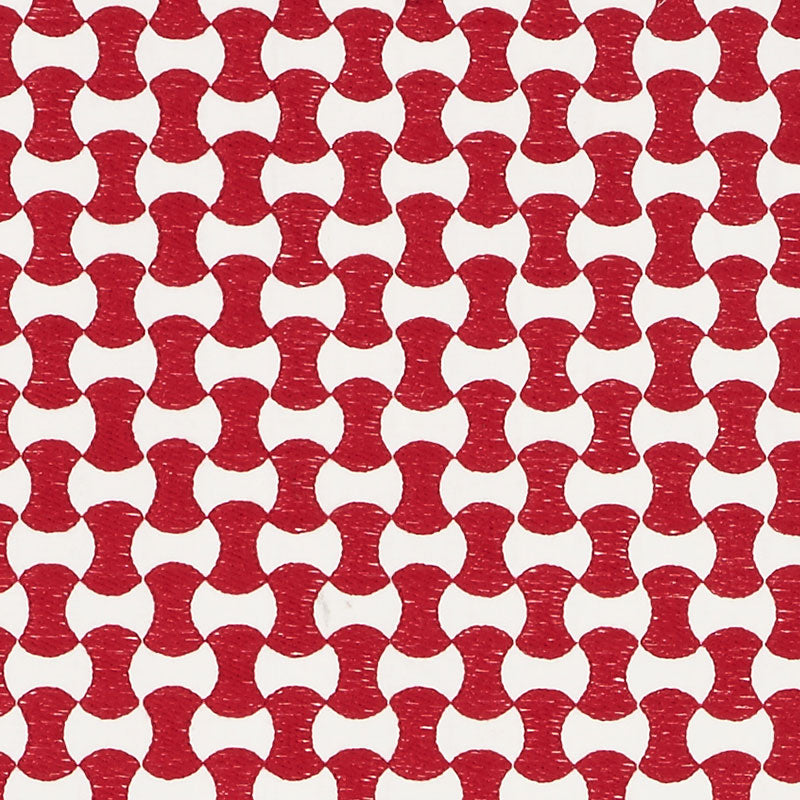 Search 70378 Nolita Embroidery Red by Schumacher Fabric