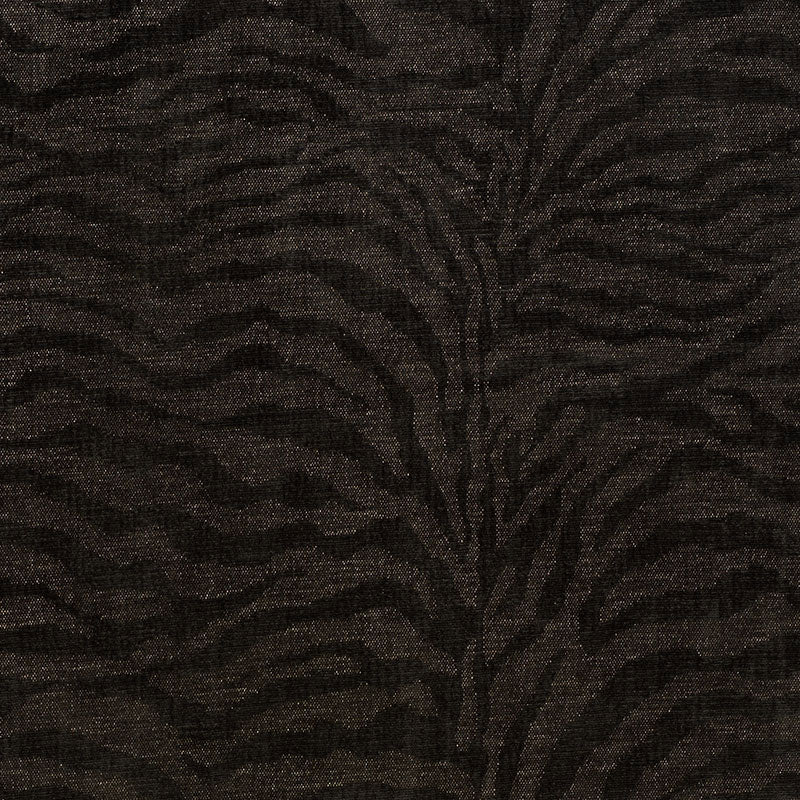 View 70512 Tiger Chenille Charcoal by Schumacher Fabric