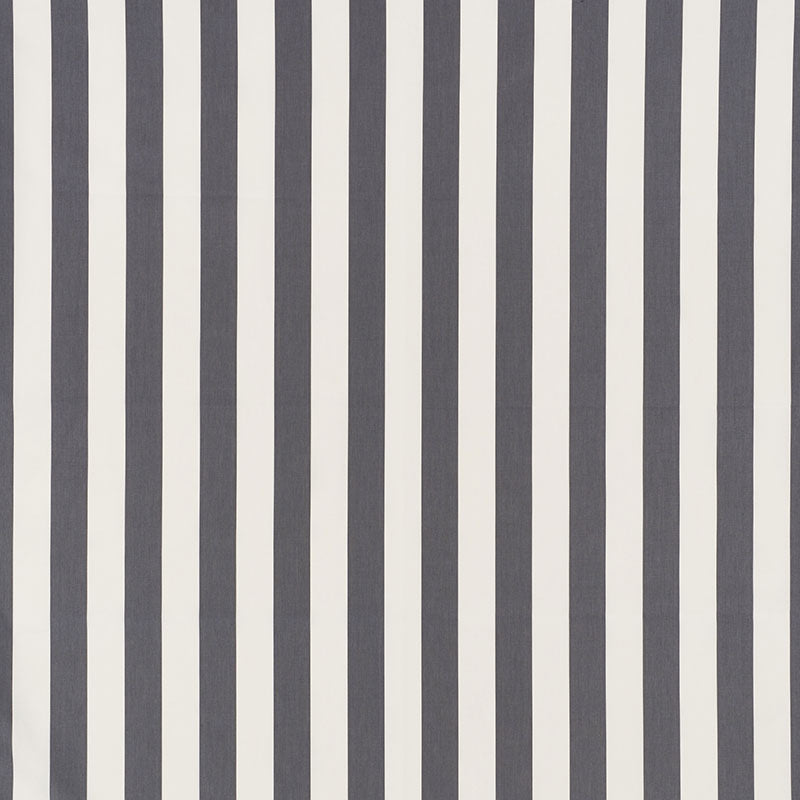 View 71350 James Stripe Charcoal by Schumacher Fabric