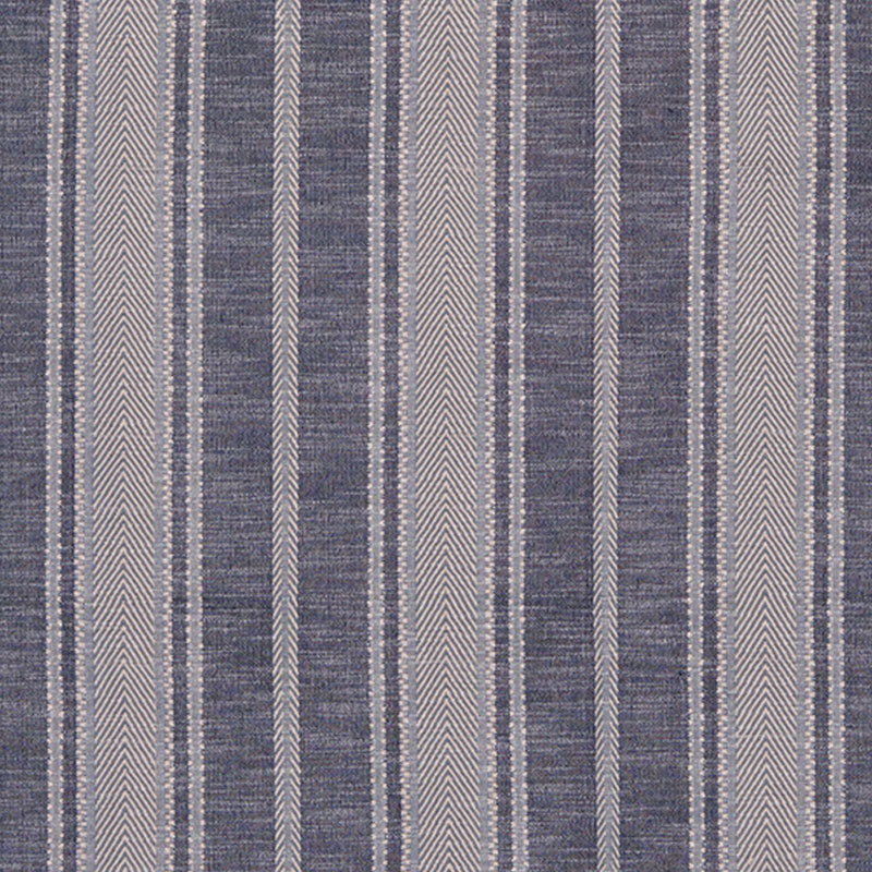 Save 71911 Zina Stripe Blue by Schumacher Fabric