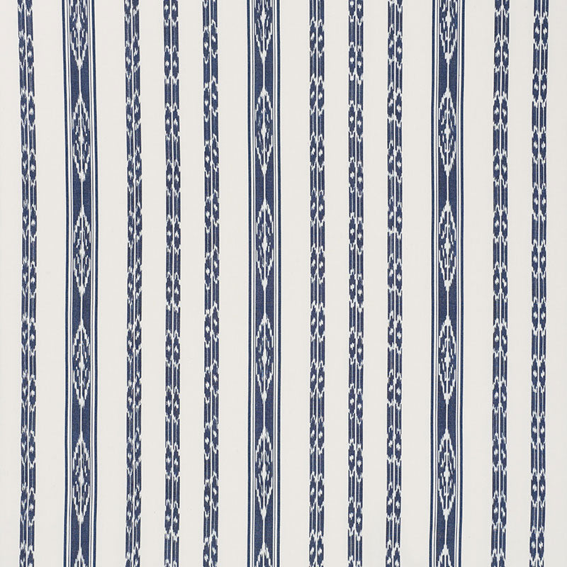 Shop 71980 Mariam Ikat Navy by Schumacher Fabric