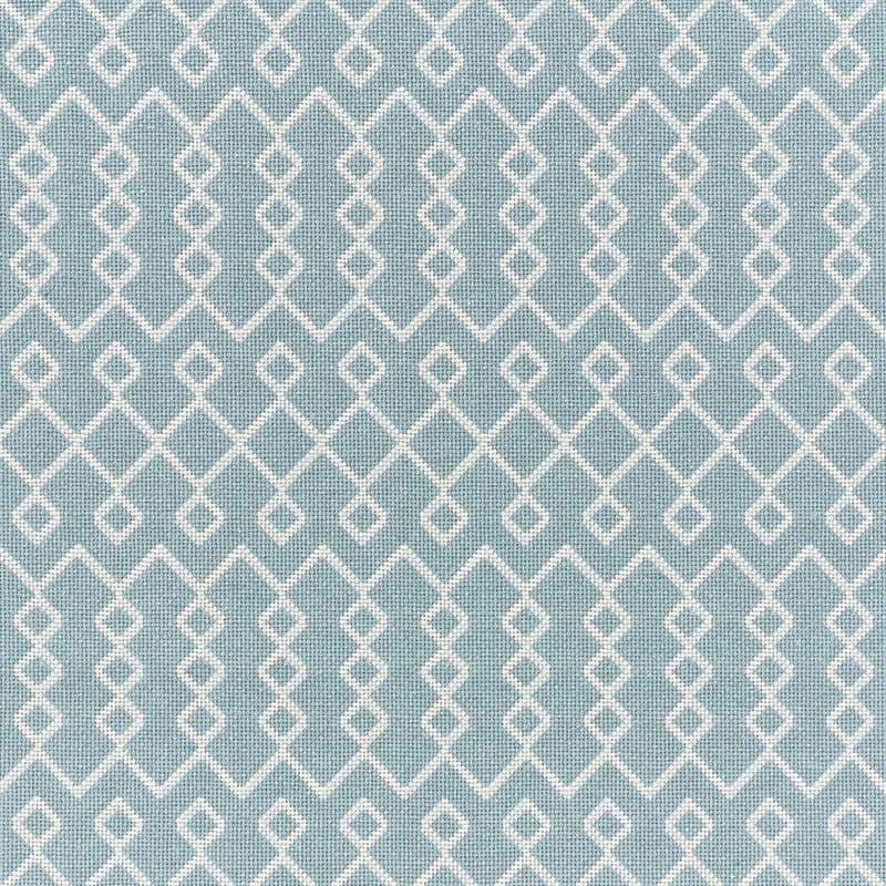 View 72111 Bricolette Sky by Schumacher Fabric