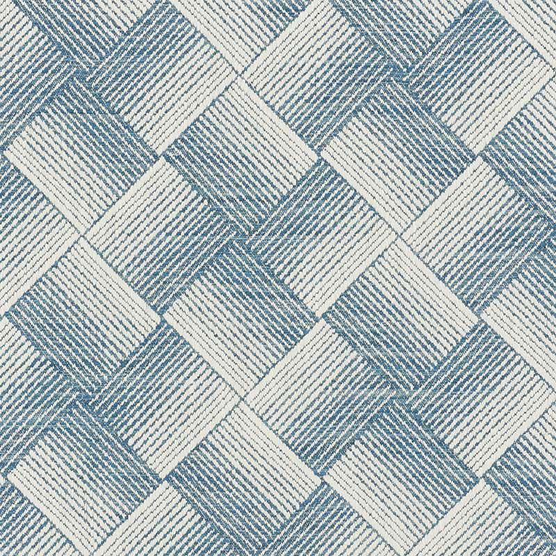 Find 72142 Ashberg Blue by Schumacher Fabric