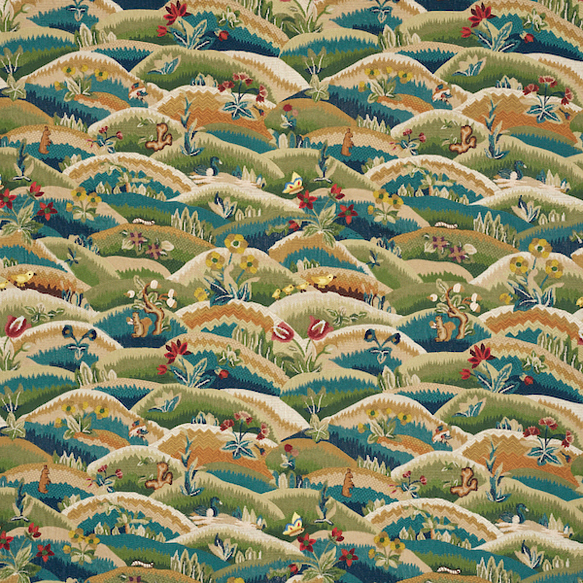 Select 72450 Gerry Embroidery Document by Schumacher Fabric