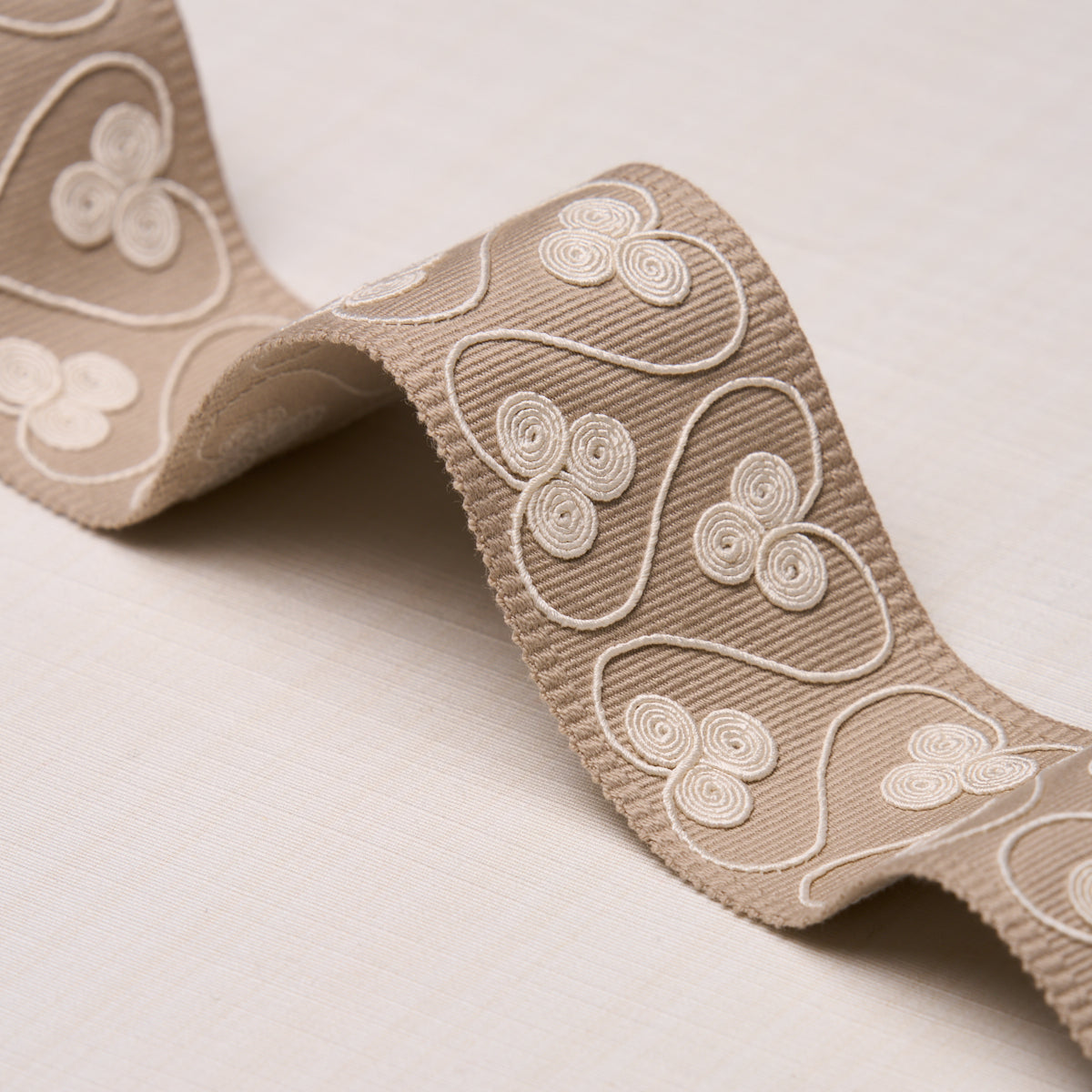 Purchase 72745 | Coquette Tape, Dove - Schumacher Trim