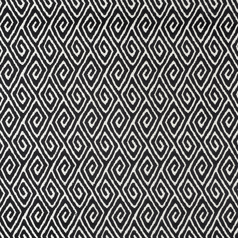 Looking 72831 Diamante Velvet Onyx by Schumacher Fabric