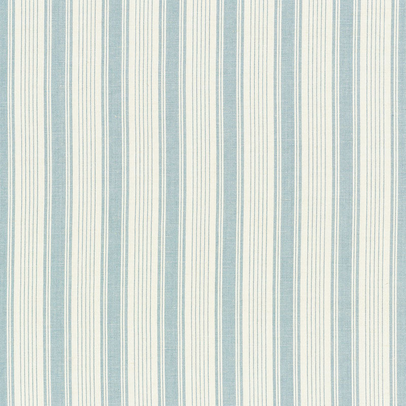 Select 73001 Ojai Stripe China Blue by Schumacher Fabric