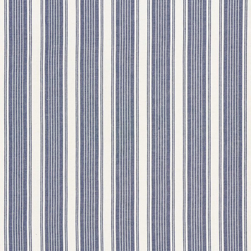 Acquire 73002 Ojai Stripe Indigo by Schumacher Fabric