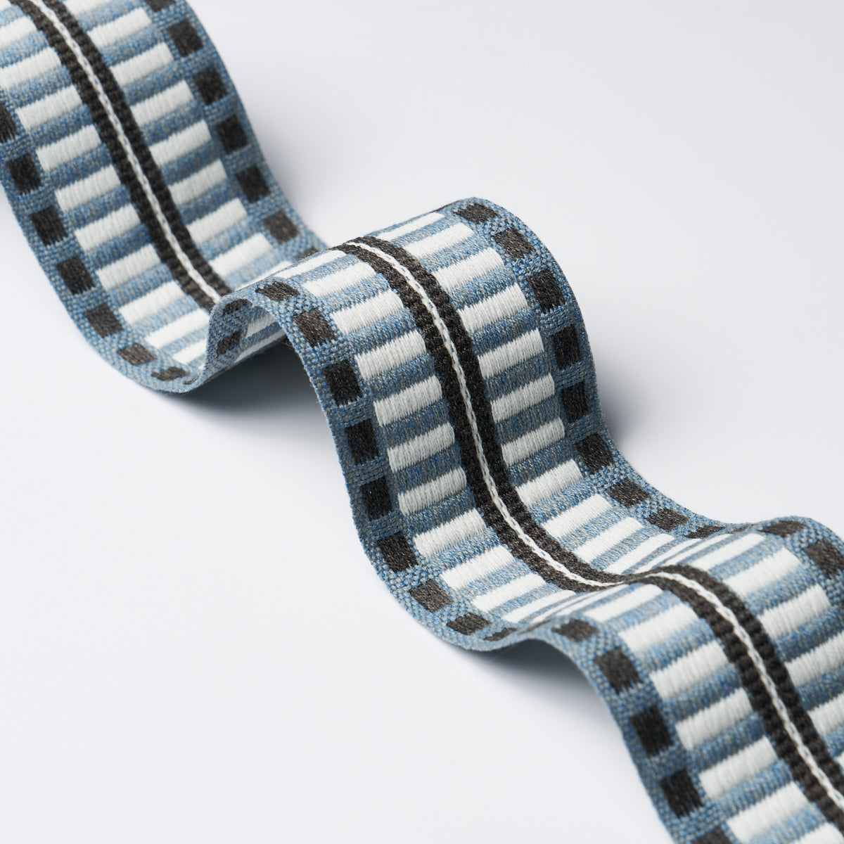 Purchase 73637 | Jacobsen Tape Indoor/Outdoor, Slate - Schumacher Trim