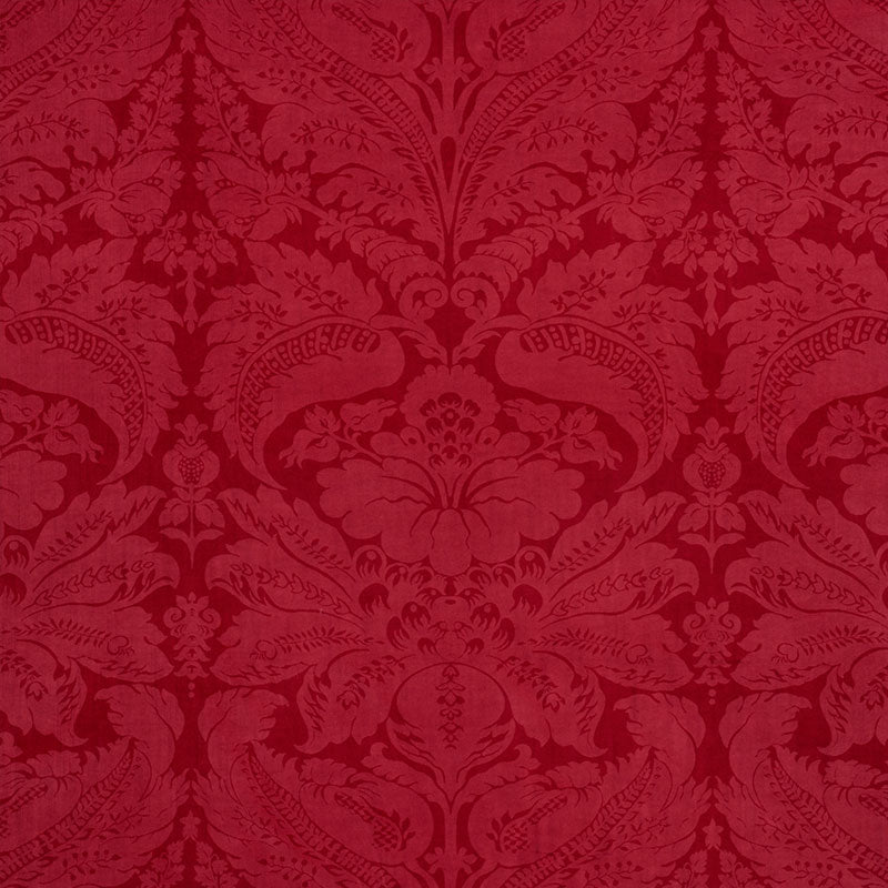 Looking 73952 Cordwain Velvet Red by Schumacher Fabric