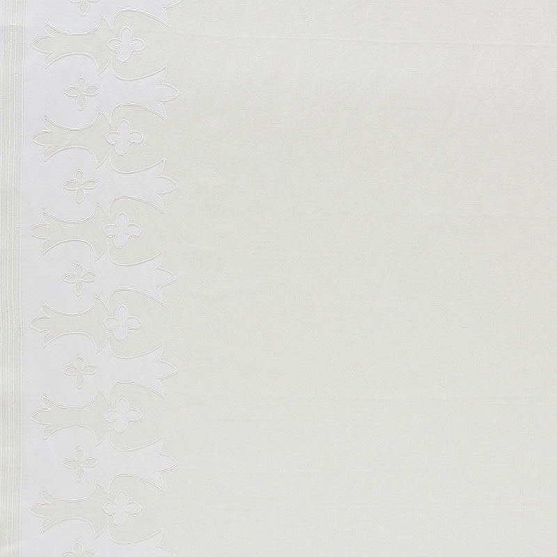 View 74180 Bergama White & Ivory by Schumacher Fabric