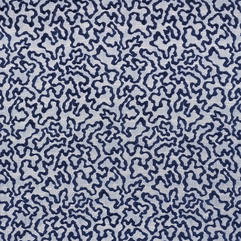 Purchase 75222 Janis Velvet Blue by Schumacher Fabric