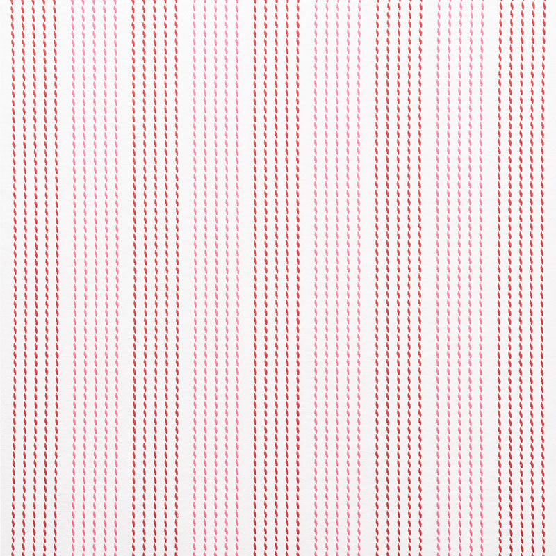 Shop 75321 Running Stitch Red & Pink by Schumacher Fabric