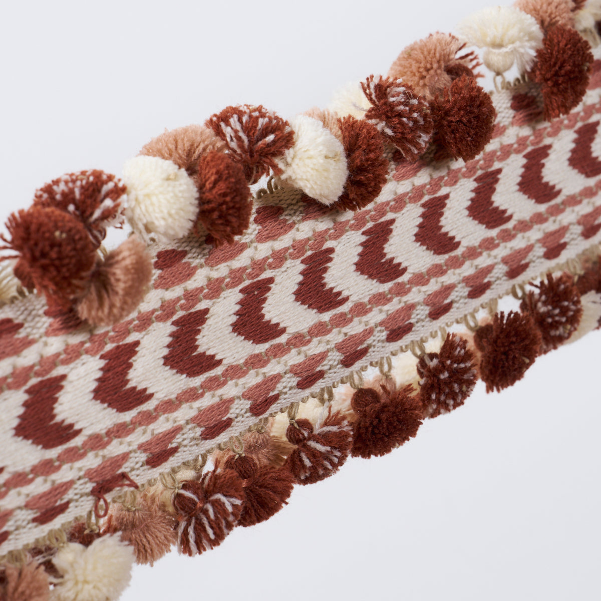 Purchase 75657 | Maracana Pom Tape, Spice - Schumacher Trim