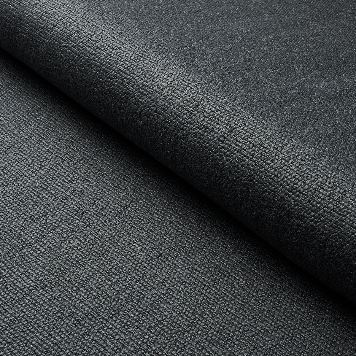 Purchase 75686 Finn Heavyweight Linen, Charcoal by Schumacher Fabric