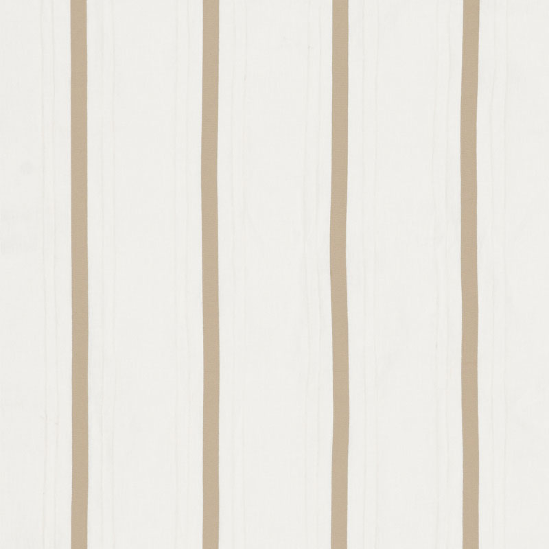 Order 75762 Stripe Applique Sheer Tan by Schumacher Fabric