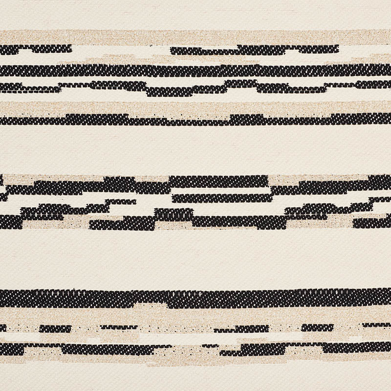 Shop 76511 Sambar Black & Gold by Schumacher Fabric