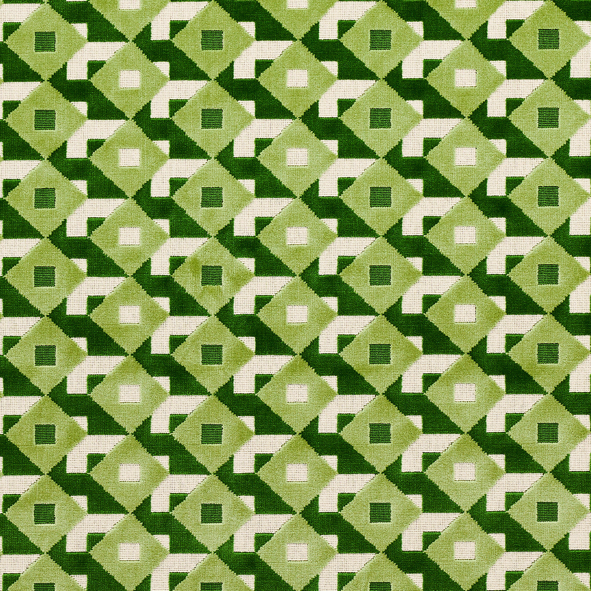 Purchase 77244 Dazzle Ship Velvet, Verdant by Schumacher Fabric