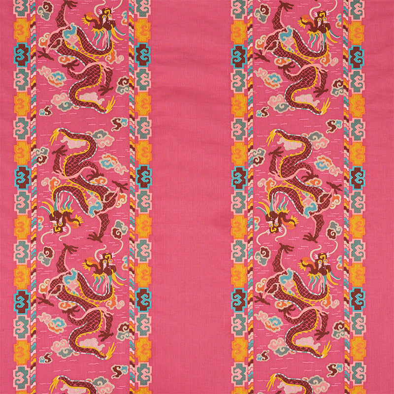 Select 78092 Lotan Dragon Embroidery Pink by Schumacher Fabric
