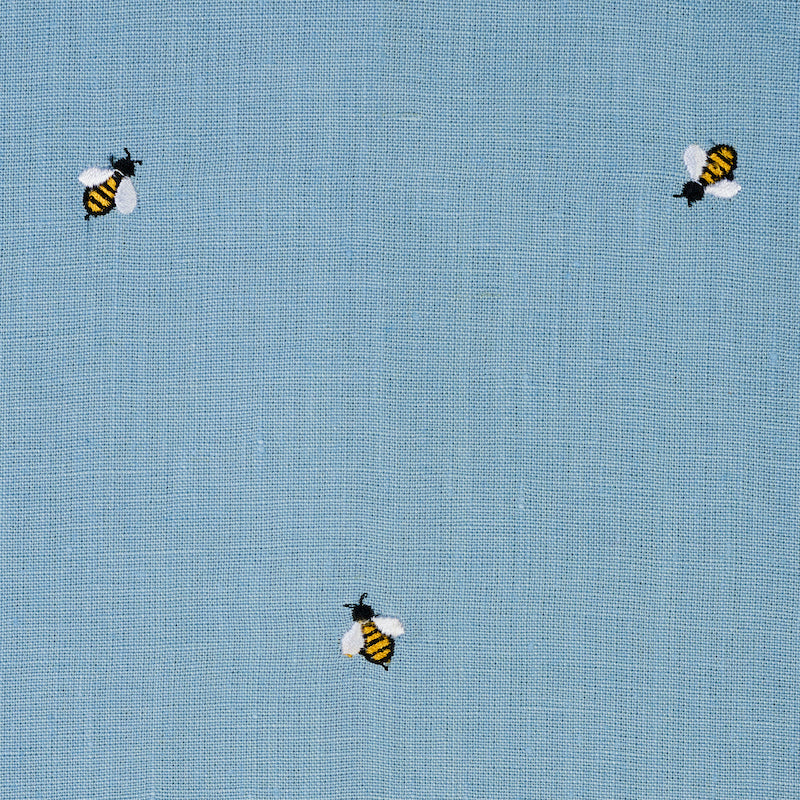Save 78421 Honey Bee Embroidery Sky by Schumacher Fabric