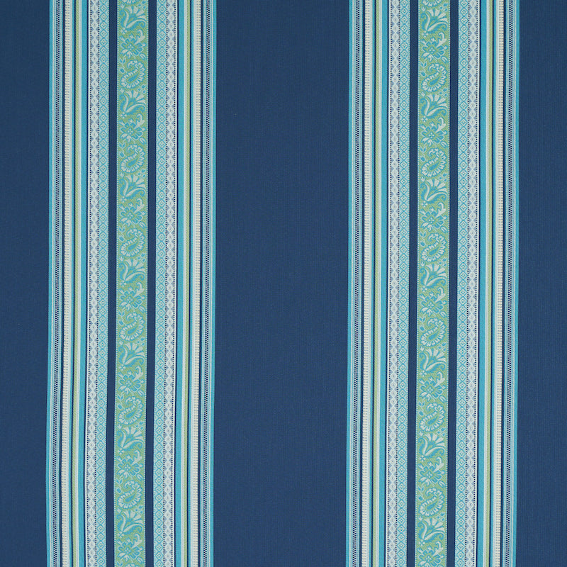 Buy 78602 Markova Stripe Navy by Schumacher Fabric