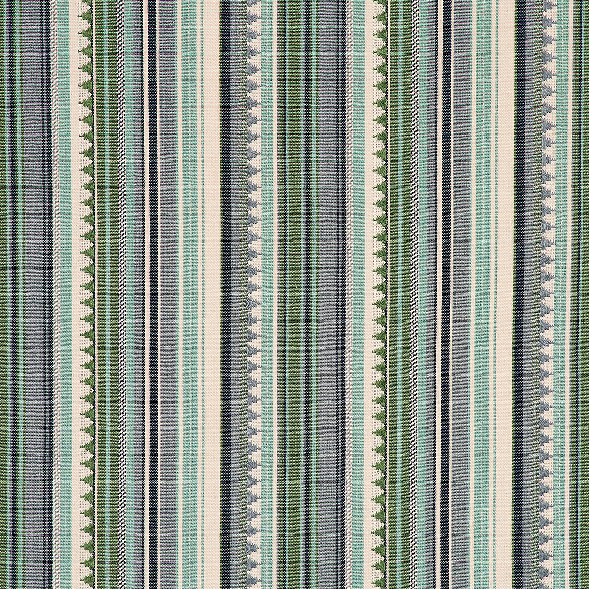 Purchase 78733 Zuni Stripe, Aqua by Schumacher Fabric