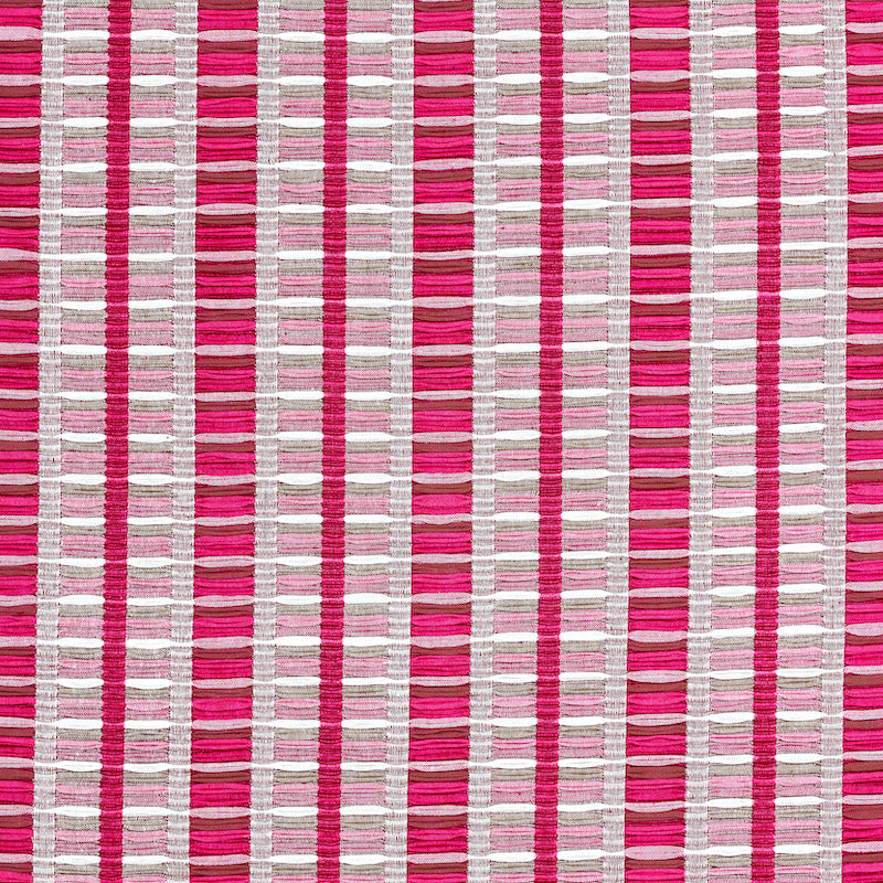 Select 78821 Palopo Hand Woven Stripe Flamingo by Schumacher Fabric