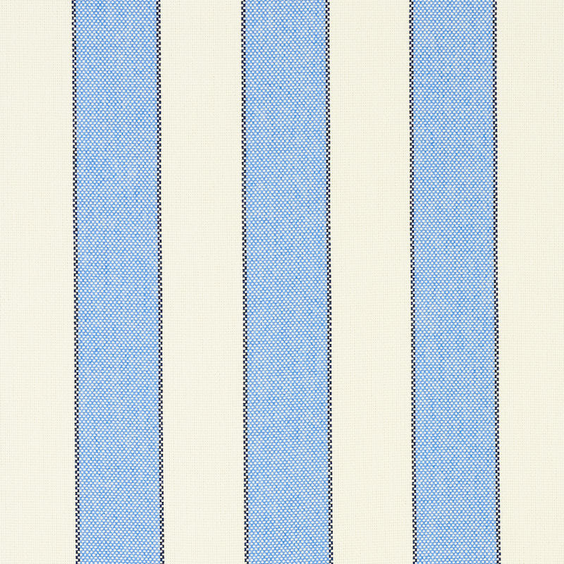 View 79050 Blumont Stripe Indoor/Outdoor Blue by Schumacher Fabric