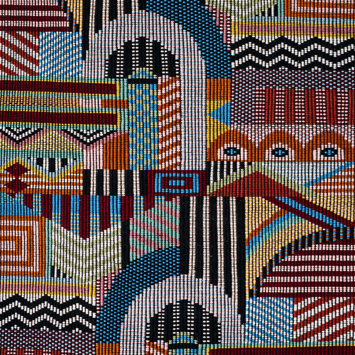 Select 79290 Palomar Hand Woven Brocade Multi by Schumacher Fabric