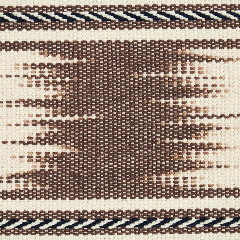 Purchase 79302 | Banyan Ikat Tape, Brown - Schumacher Trim