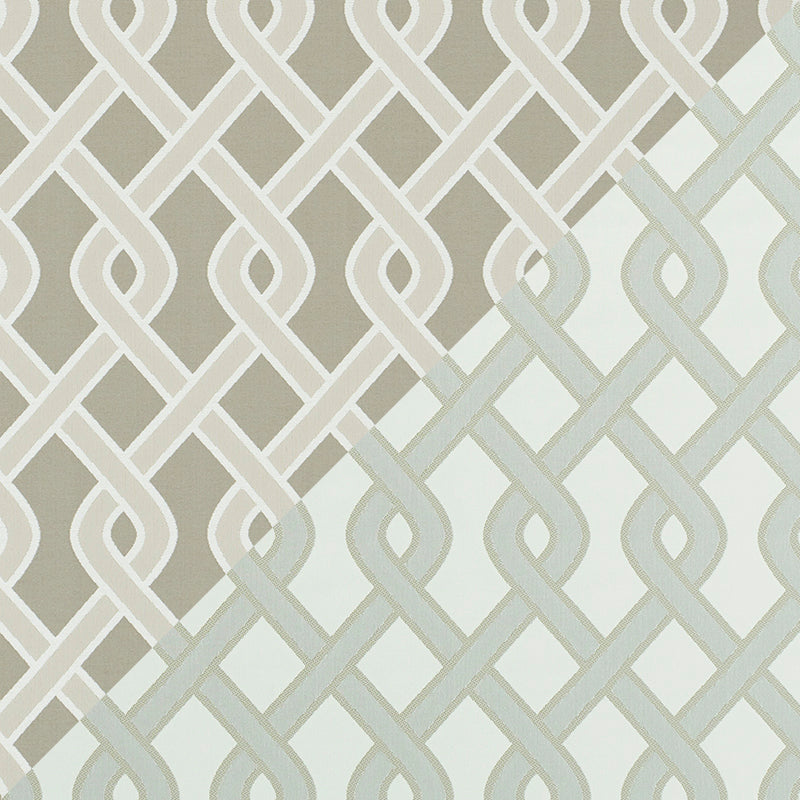 Buy 79572 Cleo Trellis Indoor/Outdoor Neutral by Schumacher Fabric