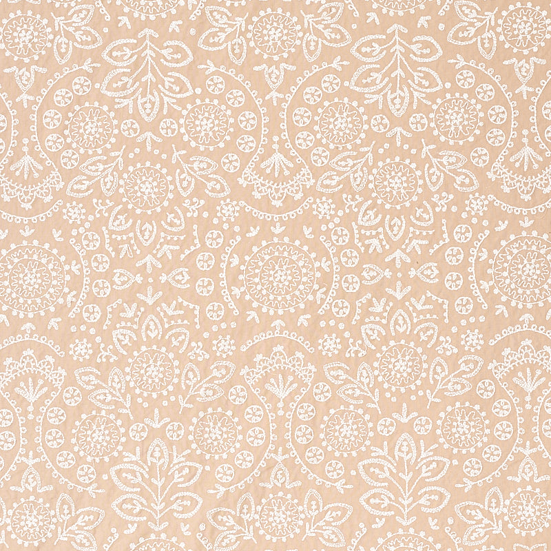 Purchase 79861 Tiana Embroidery, Natural by Schumacher Fabric