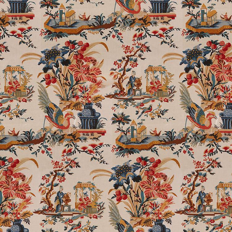 Sample - 8012136.195.0 | Le Lac, Le Jardin Chinois - Brunschwig & Fils Fabric