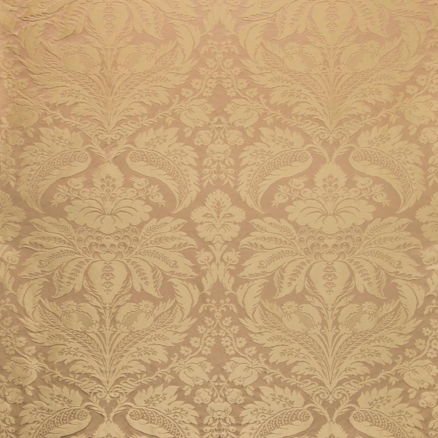 Sample 8013188-616 Damask Pierre Wheat Damask Brunschwig and Fils Fabric