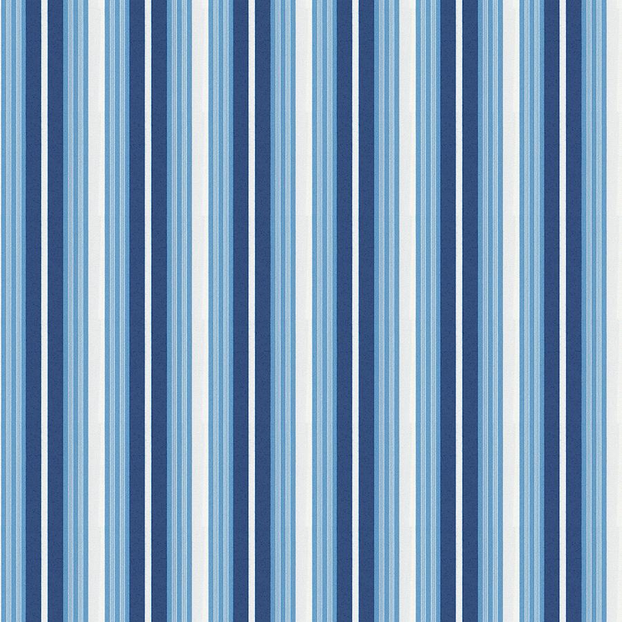 Sample 8015146-515 Stael Bleu Stripes Brunschwig and Fils Fabric