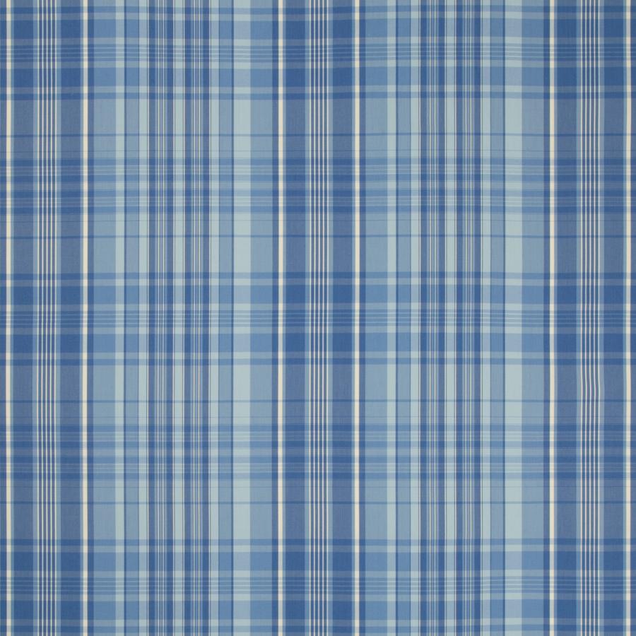 Sample 8019101-5 Guernsey Check Blue Check/Plaid Brunschwig and Fils Fabric