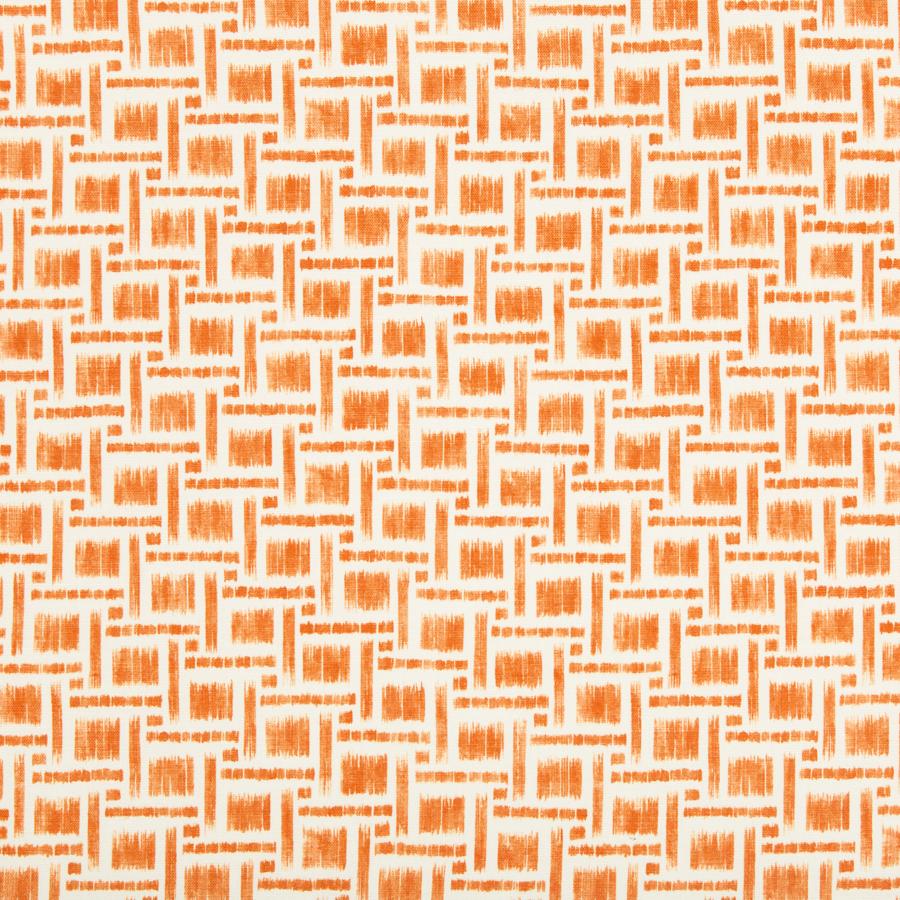 Select 8019135-12 Mira Print Orange Geometric by Brunschwig & Fils Fabric