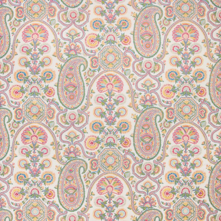 Sample 8020100-7354 Saraya Print Spring Paisley Brunschwig and Fils Fabric