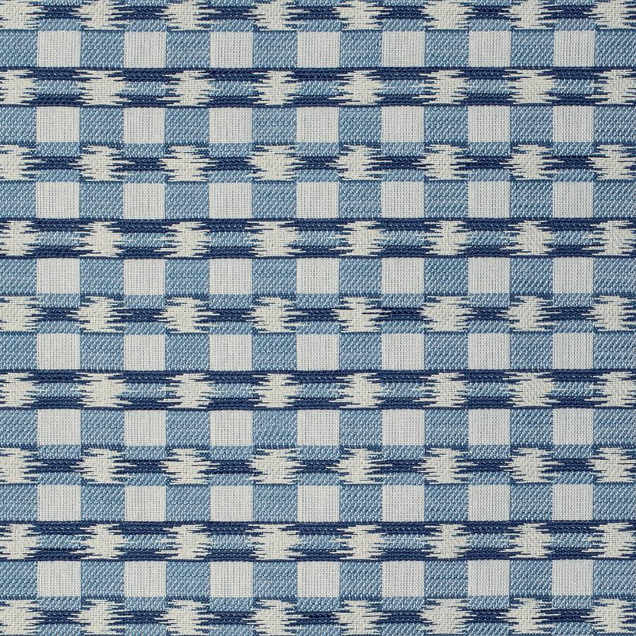 Sample 8020105.50.0 La Rochelle Woven Blue Check/Plaid Brunschwig and Fils Fabric