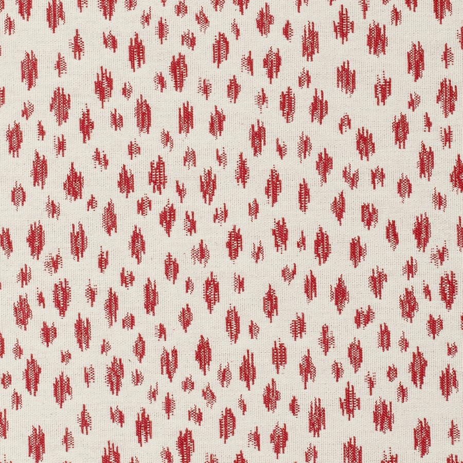 Sample 8020112.77.0 Honfleur Woven Red Ikat Brunschwig and Fils Fabric