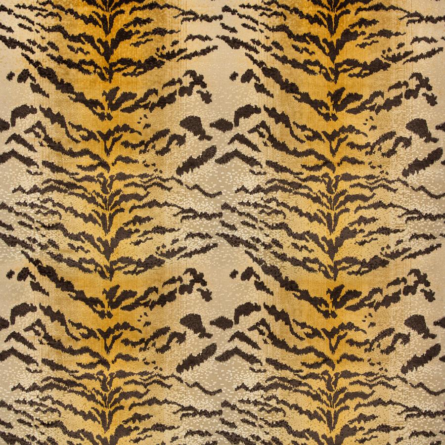 Shop 8020118.46.0 Le Tigre Velvet Yellow/Gold Animal Skins by Brunschwig & Fils Fabric