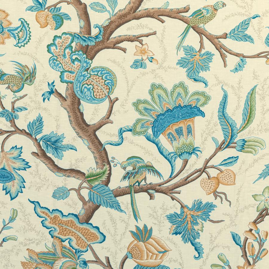 Sample - 8020121.113.0 | Louverne Print, Louverne - Brunschwig & Fils Fabric