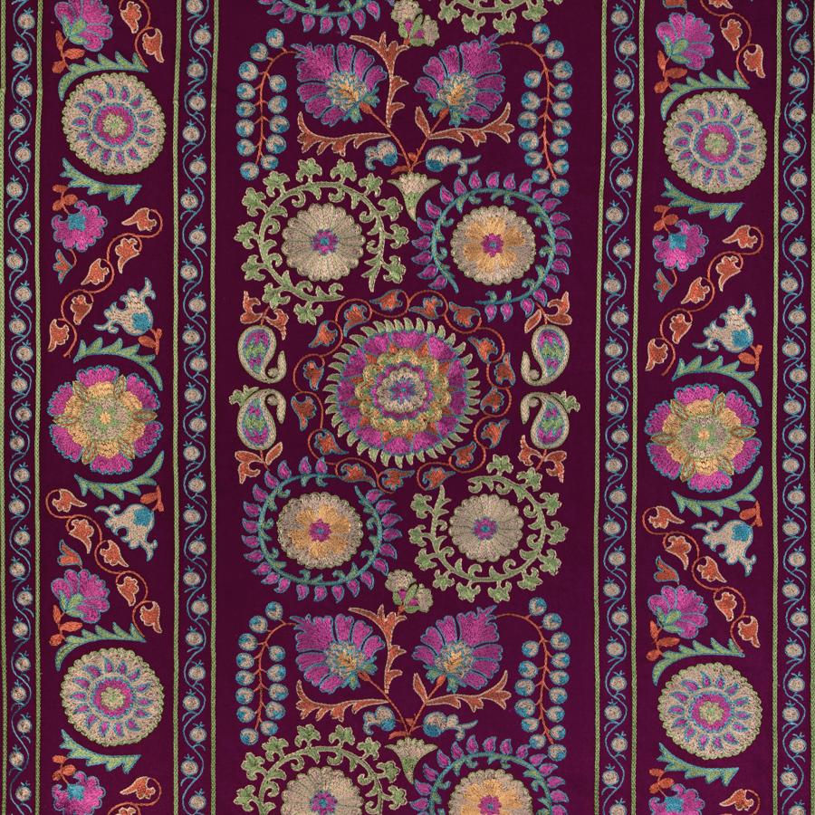 Sample - 8023113.310.0 | Saanvi Emb, Anduze Embroideries - Brunschwig & Fils Fabric