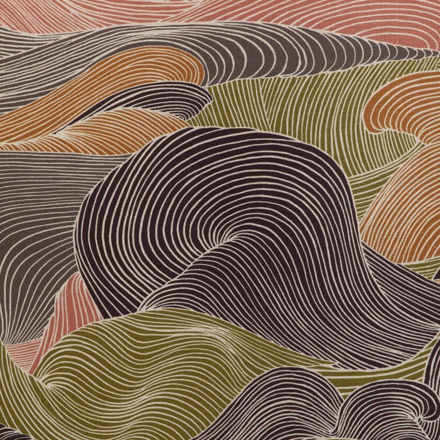 Sample - 8023136.1711 | Tourbillon Print, Celeste - Brunschwig & Fils Fabric Fabric - 8023136.1711.0