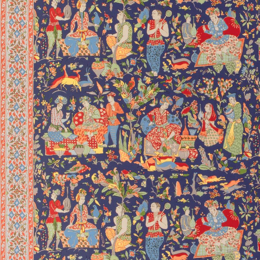 Purchase 8024100.519 Shalimar Print, La Menagerie - Brunschwig & Fils Fabric Fabric - 8024100.519.0
