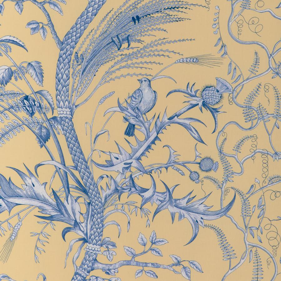 Purchase 8024101.415 Bird And Thistle Ii, La Menagerie - Brunschwig & Fils Fabric Fabric - 8024101.415.0