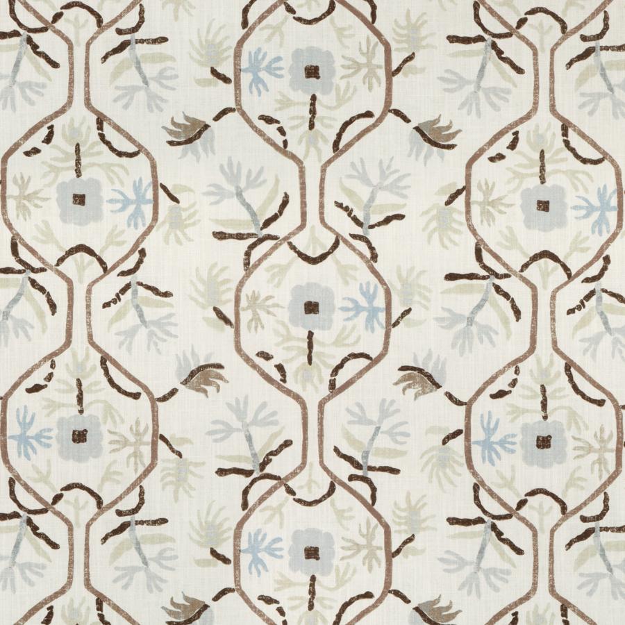 Sample - 8024110-1611 | Le Jasmin Print, Les Ensembliers L'Eternel Ete - Brunschwig & Fils Fabric Fabric - 8024110.1611.0