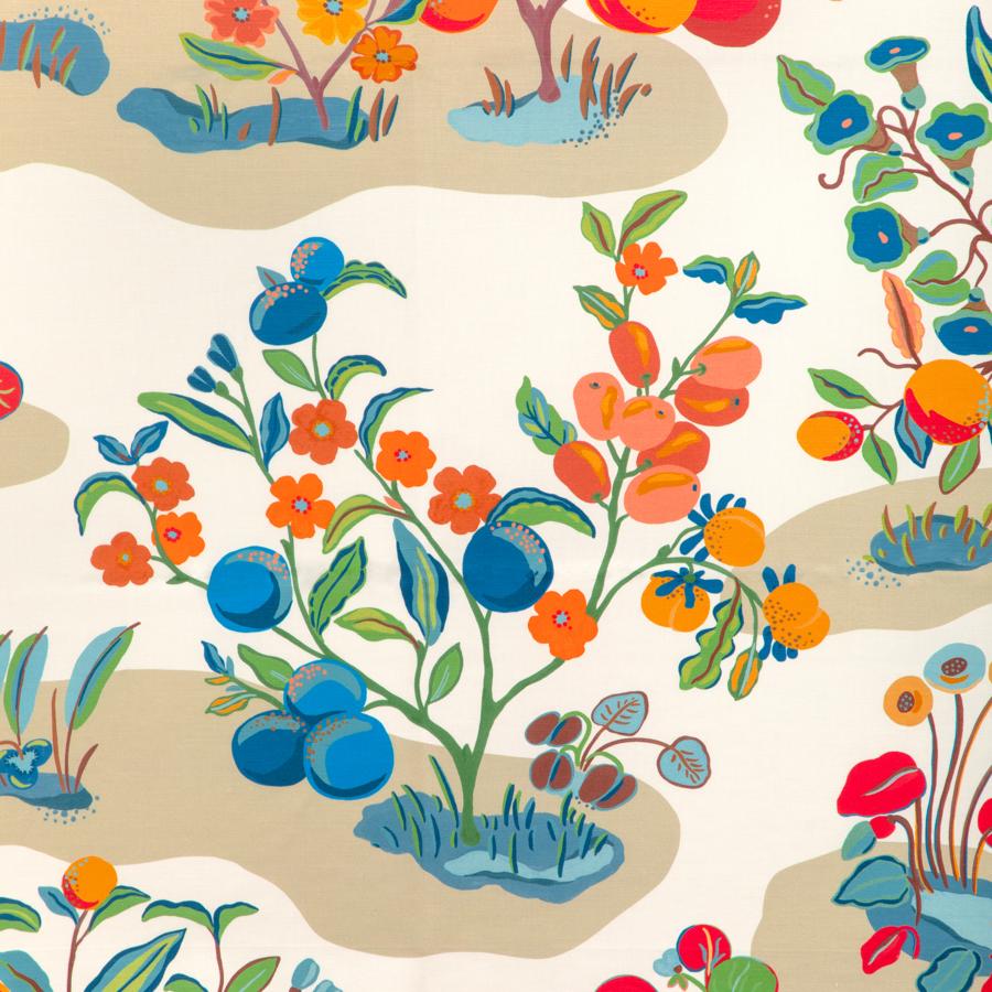 Sample - 8024121-195 | Pomelo Print, Carlsten - Brunschwig & Fils Fabric Fabric - 8024121.195.0