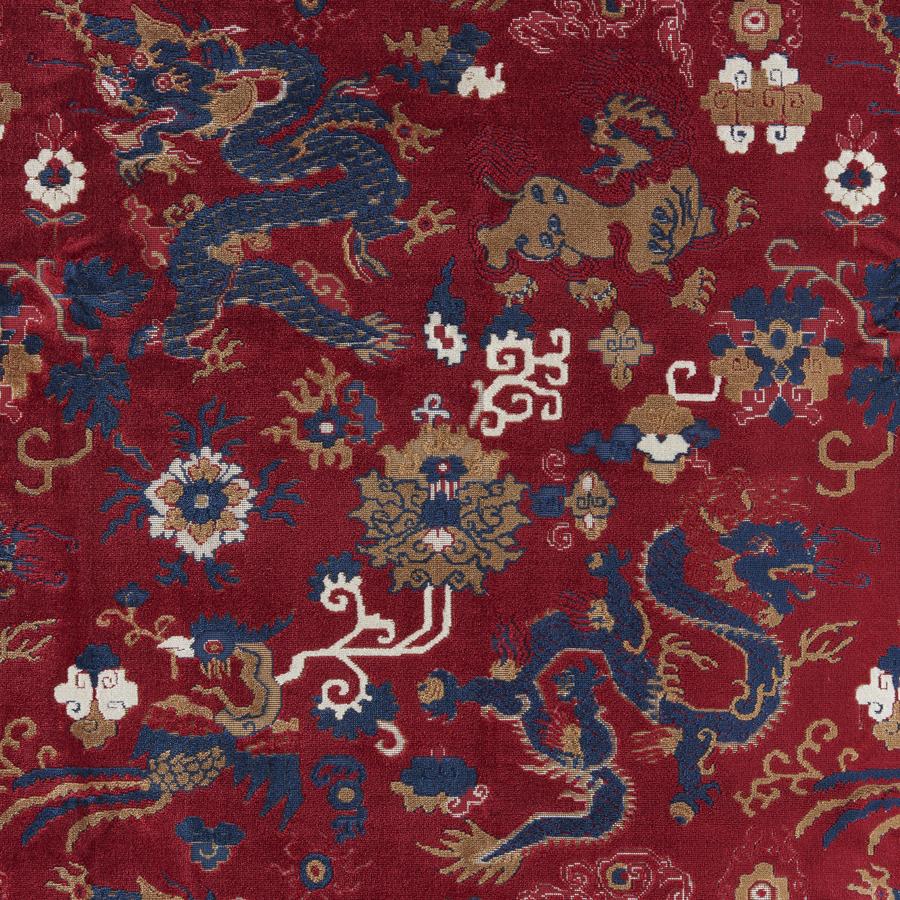 Sample - 8025100.195.0 | Le Dragon Velvet, Galerie Velvets - Brunschwig & Fils Fabric